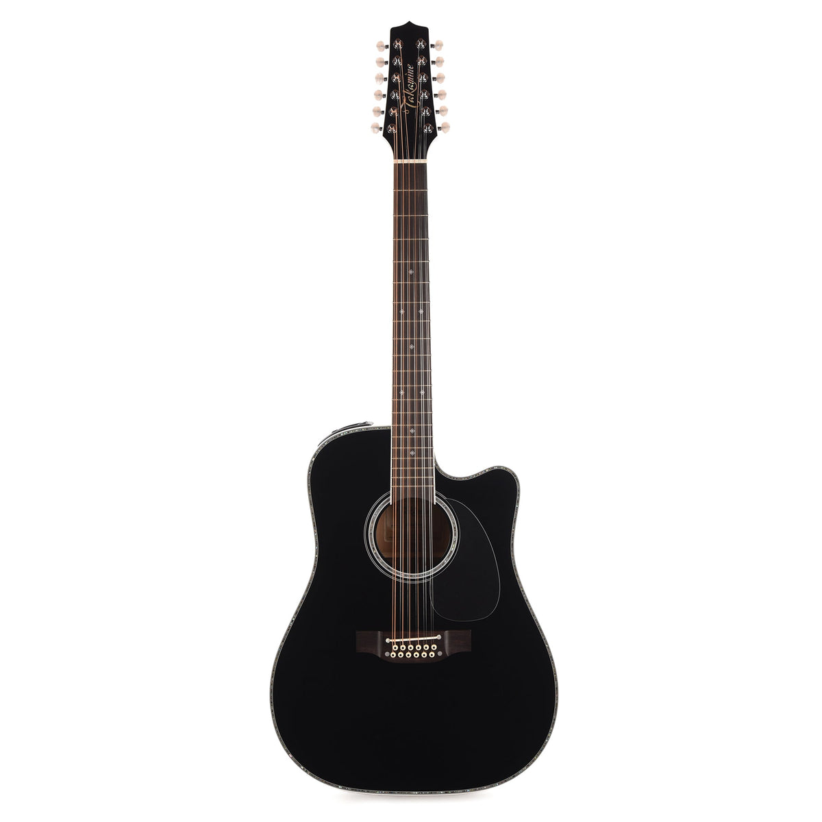 Takamine EF381DX 12-String Acoustic Guitar Black - View 4 | MusicMarket