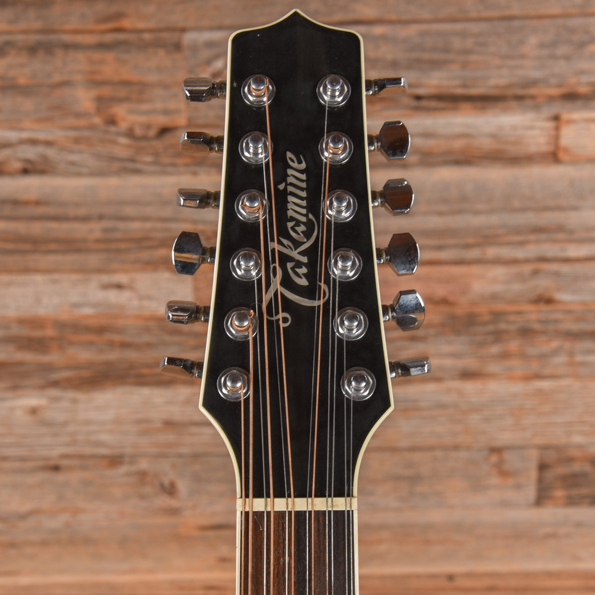 Takamine EF381SC 12 String Dreadnought Cutaway Black - Zac Brown - View 6 | MusicMarket