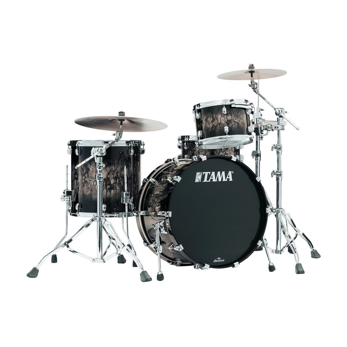 TAMA Starclassic Walnut/Birch 12/16/22 3pc. Drum Kit Molten Platinum Burst - MusicMarket