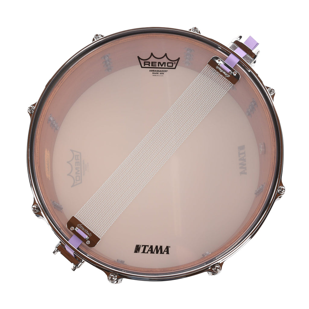 TAMA Mike Portnoy Signature 14"x5.5" Bubinga Snare Drum - View 6 | MusicMarket