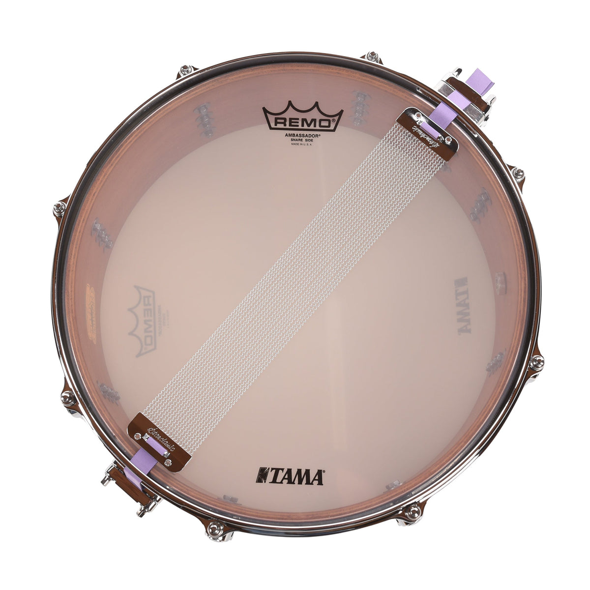 TAMA Mike Portnoy Signature 14"x5.5" Bubinga Snare Drum - View 6 | MusicMarket