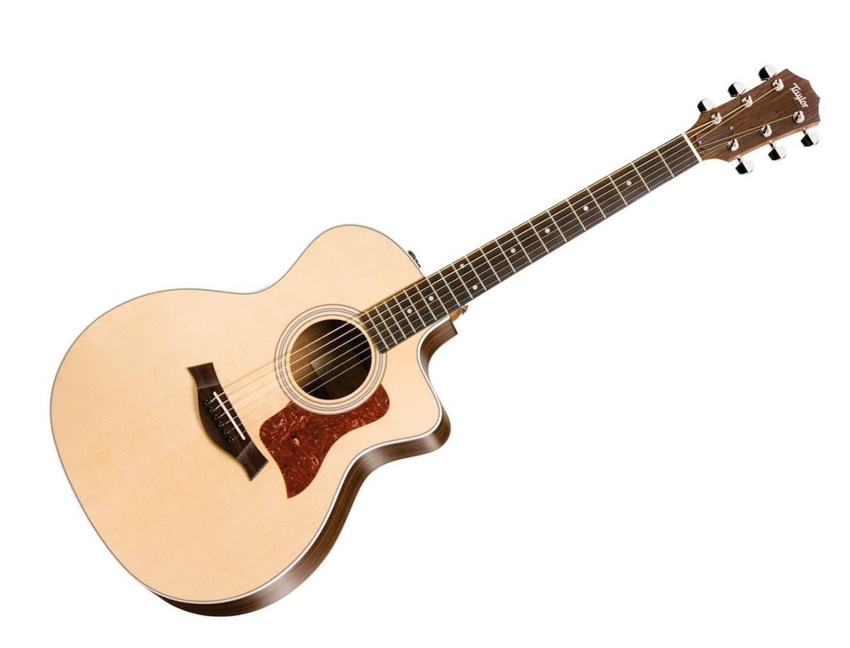 Taylor 214CE Grand Auditorium Acoustic Electric Cutaway with Gig Bag - View 14 | MusicMarket