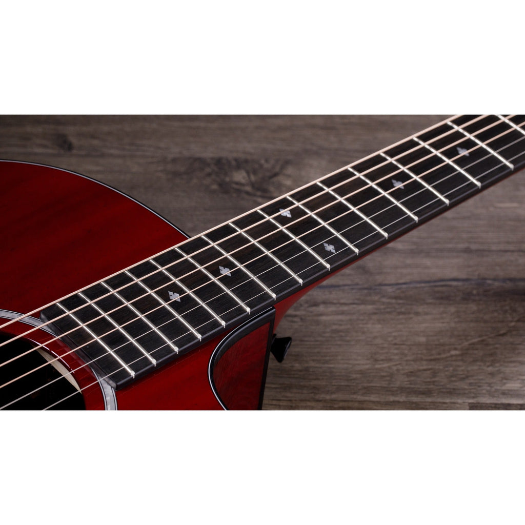 Taylor 224CE DLX LTD Acoustic Electric Guitar - Trans Red - View 6 | MusicMarket