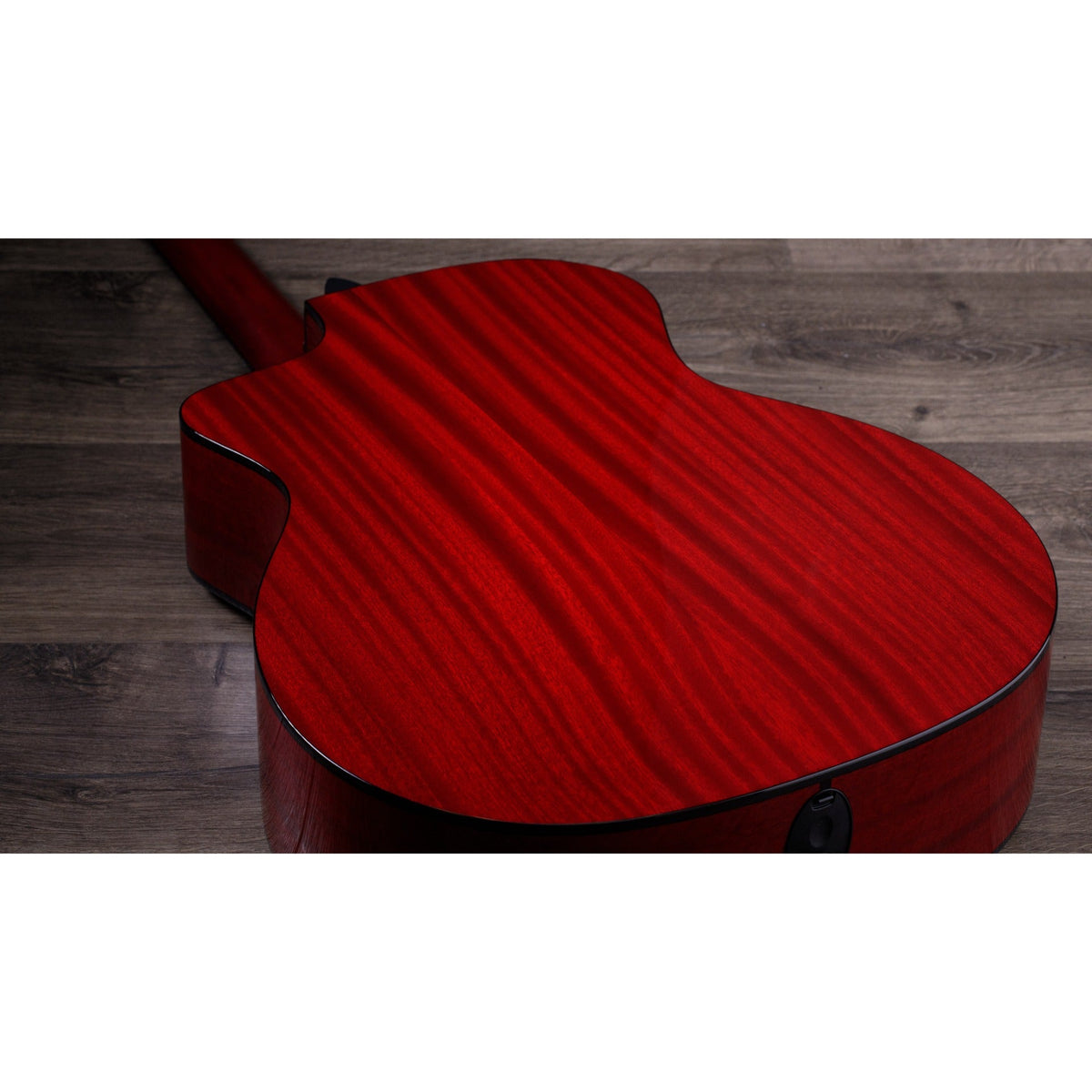 Taylor 224CE DLX LTD Acoustic Electric Guitar - Trans Red - View 5 | MusicMarket