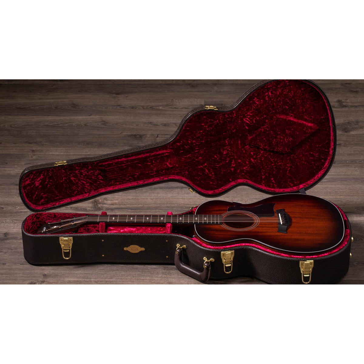 Taylor 324e Grand Auditorium Acoustic Electric Guitar - Shaded Edgeburst - View 6 | MusicMarket