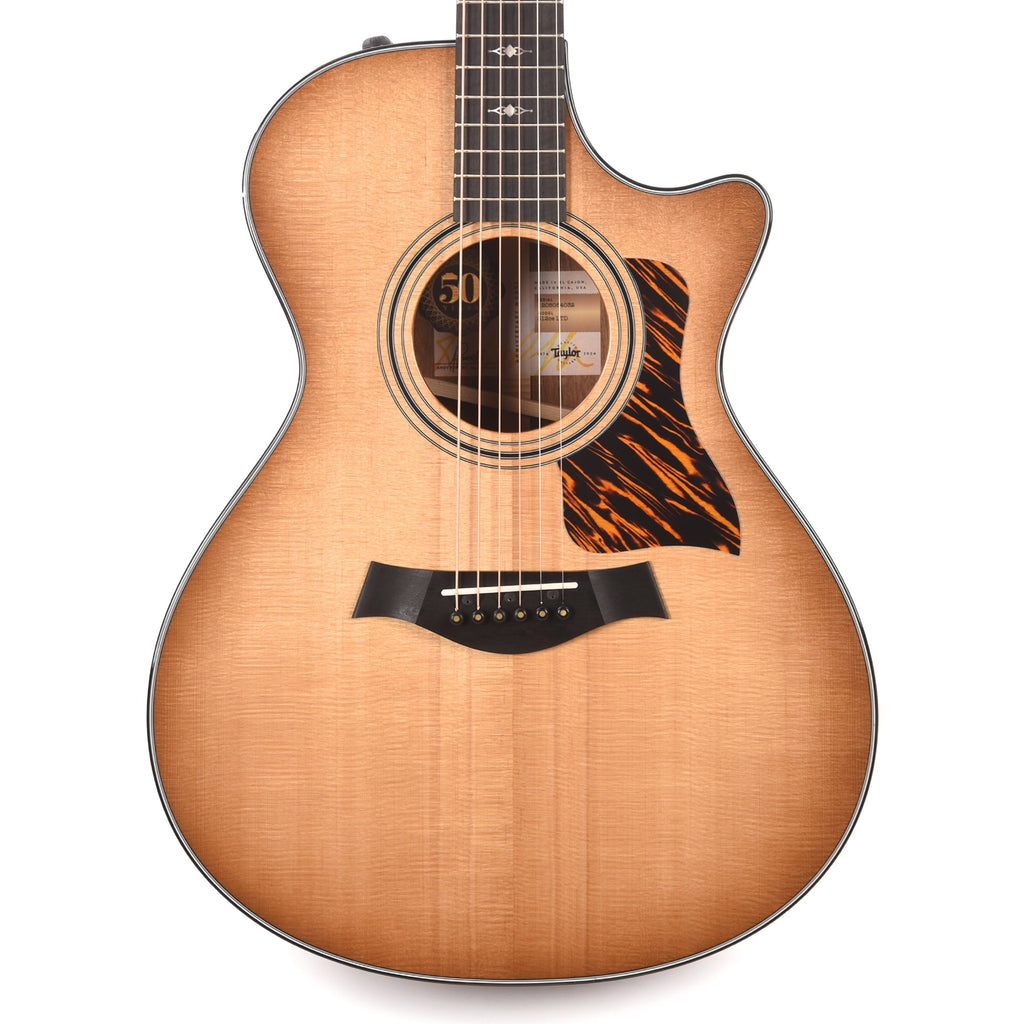 Taylor 50th Anniversary Limited 312ce Grand Concert Torrefied Sitka/Sapele Shaded Edgeburst ES2 - MusicMarket