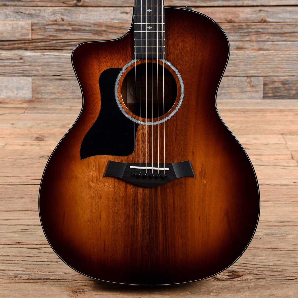 Taylor 224ce-K DLX Koa Grand Auditorium Shaded Edgeburst LEFTY - MusicMarket