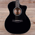 Taylor 214ce-BLK Deluxe Grand Auditorium Sitka/Maple Black ES2 - MusicMarket