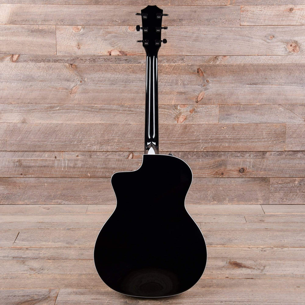 Taylor 214ce-BLK Deluxe Grand Auditorium Sitka/Maple Black ES2 - View 5 | MusicMarket