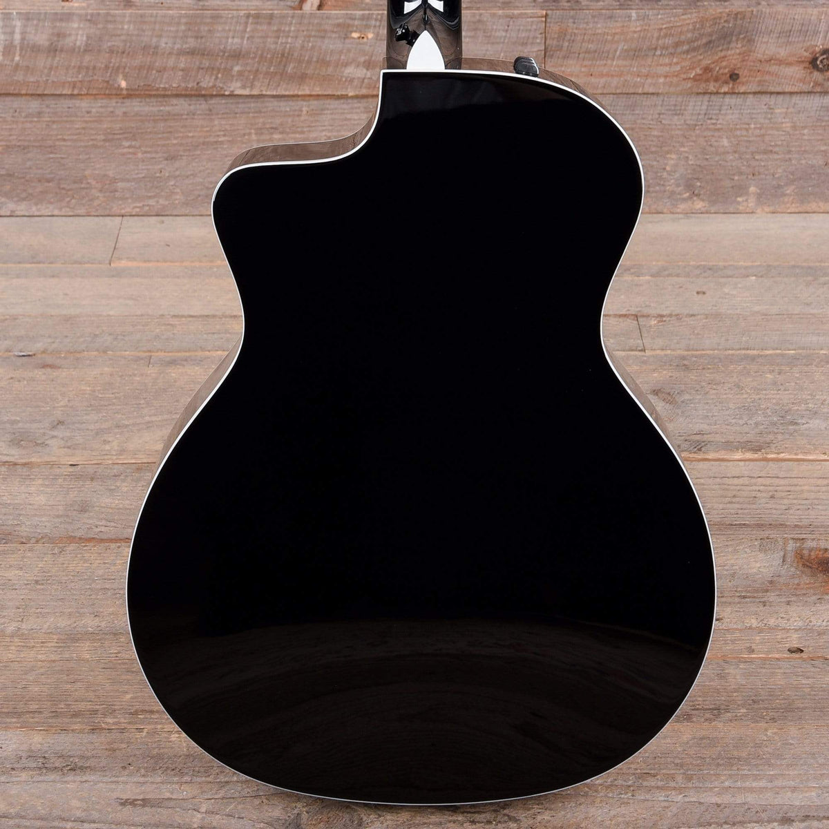 Taylor 214ce-BLK Deluxe Grand Auditorium Sitka/Maple Black ES2 - View 3 | MusicMarket