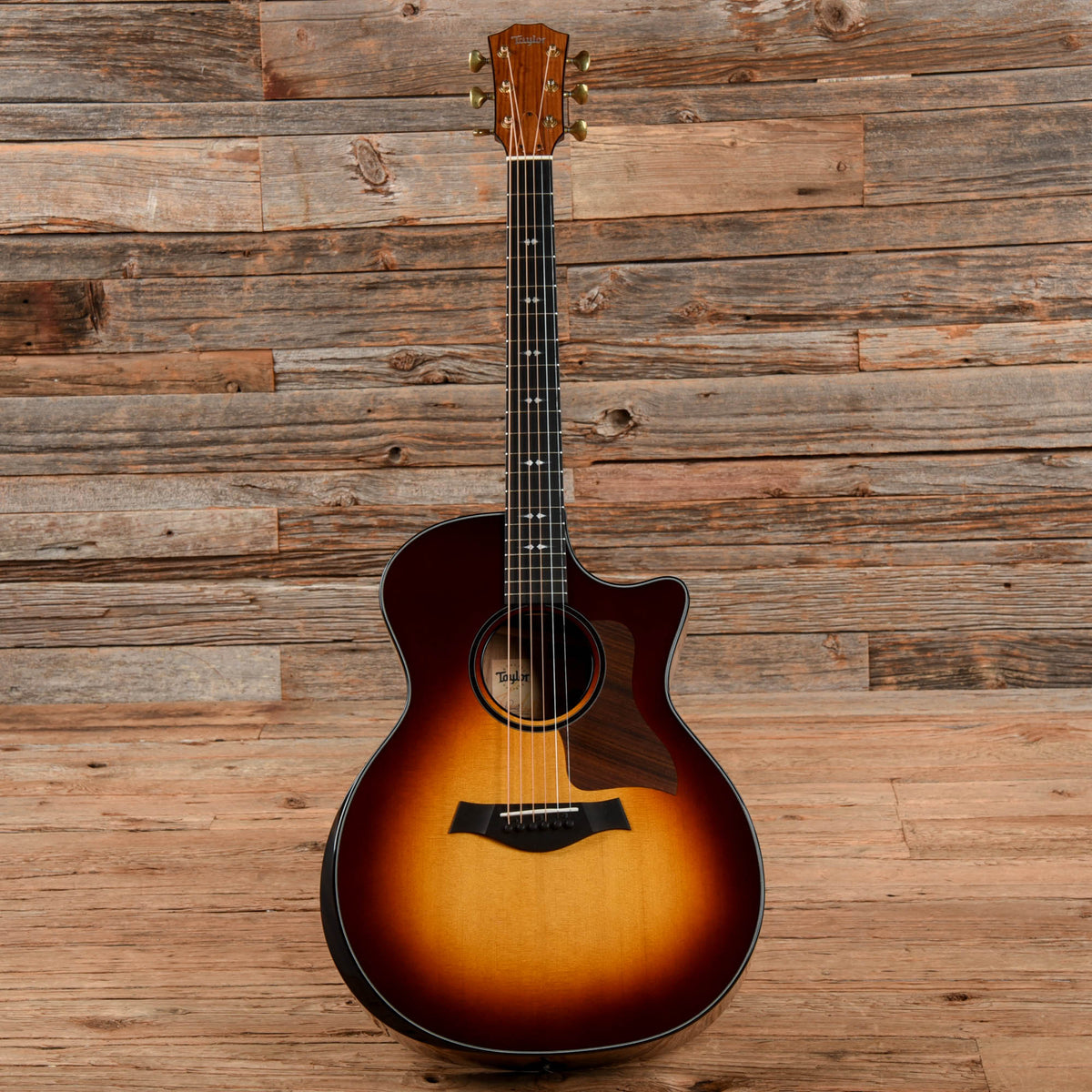 Taylor Custom Grand Auditorium Honduran Rosewood & Lutz Spruce w/Ebony Binding & Figured Mahogany Neck Tobacco