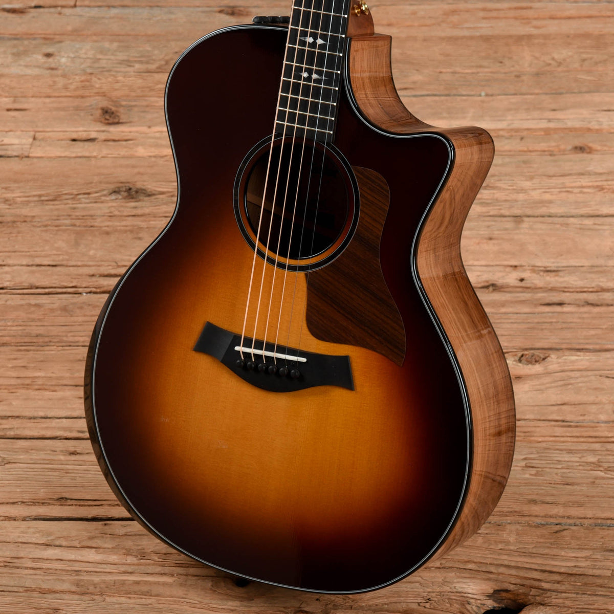 Taylor Custom Grand Auditorium Honduran Rosewood & Lutz Spruce w/Ebony Binding & Figured Mahogany Neck Tobacco
