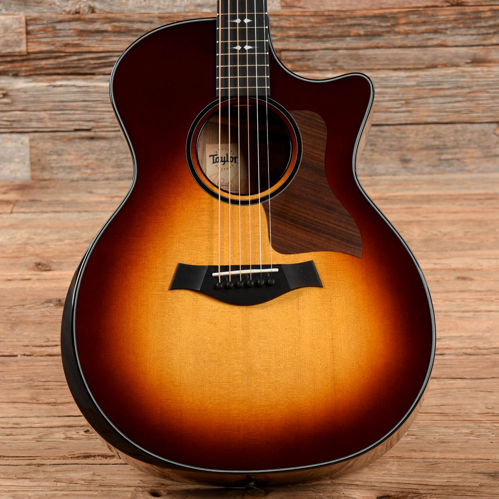 Taylor Custom Grand Auditorium Honduran Rosewood & Lutz Spruce w/Ebony Binding & Figured Mahogany Neck Tobacco