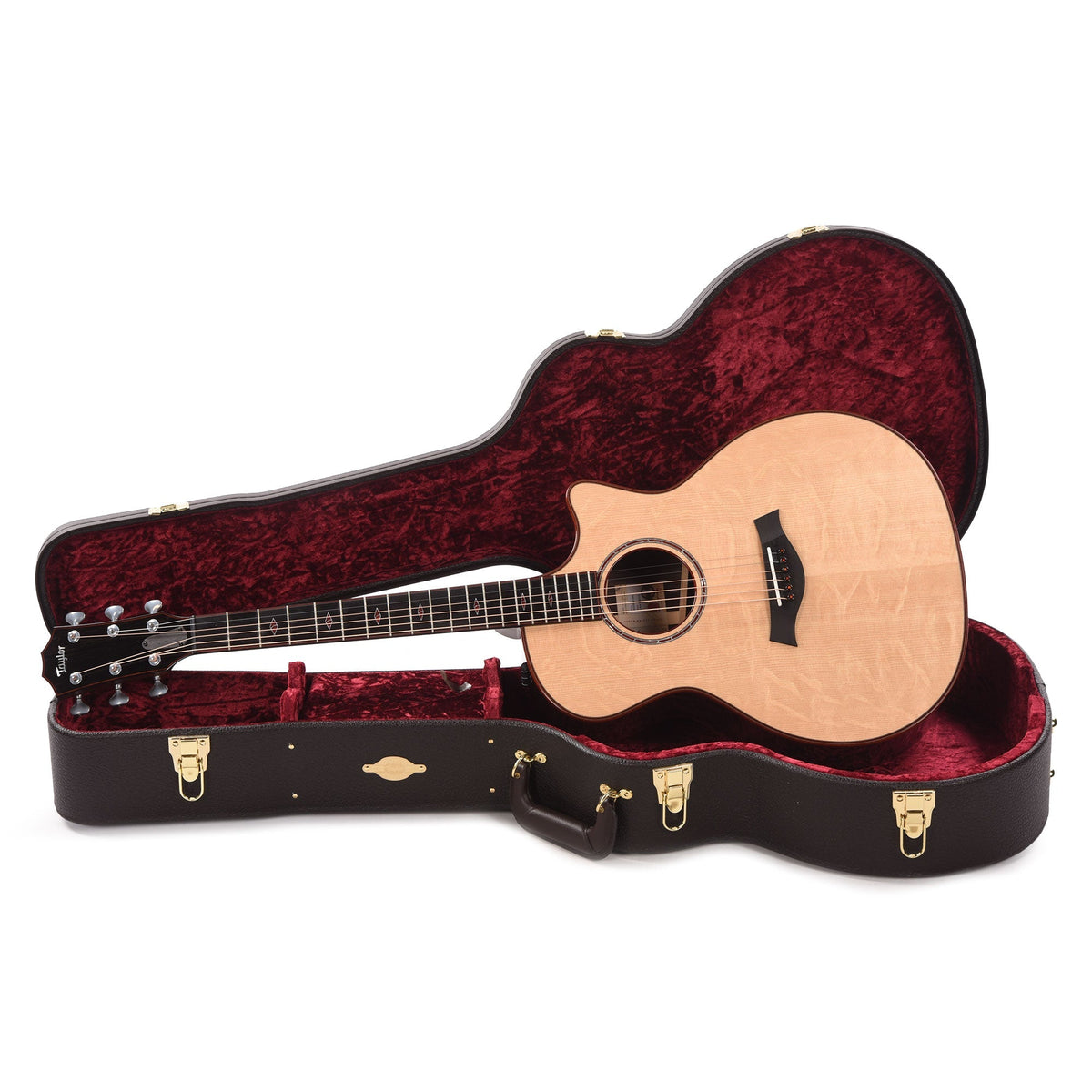 Taylor Custom "The Catch" NAMM 2024 #14 C14ce Grand Auditorium Bearclaw Sitka/AA Indian Rosewood Natural - View 9