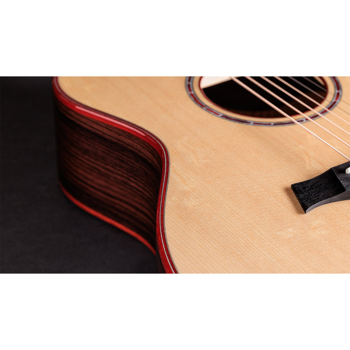 Taylor Custom "The Catch" NAMM 2024 #14 C14ce Grand Auditorium Bearclaw Sitka/AA Indian Rosewood Natural - View 10