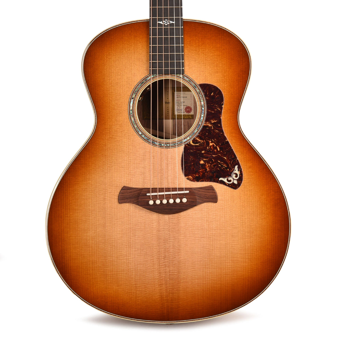 Taylor Gold Label 814e Super Auditorium Torrefied Sitka/Honduran Rosewood Sunburst - View 2 | MusicMarket