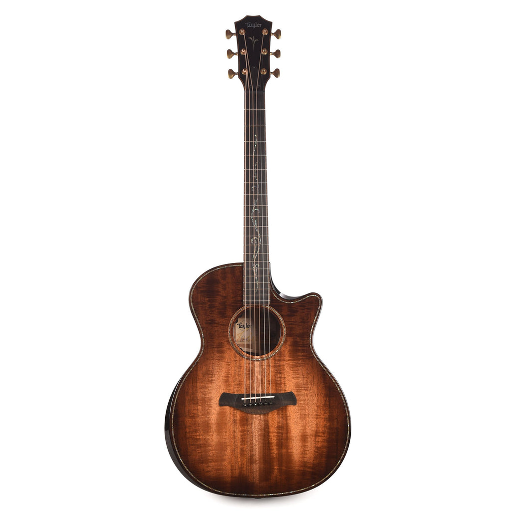 Taylor Next Generation Builder's Edition K24ce Grand Auditorium Figured Hawaiian Koa Kona Burst w/Claria Pickup -