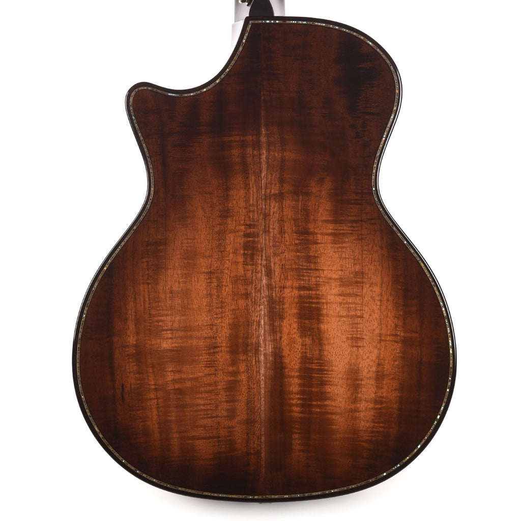 Taylor Next Generation Builder's Edition K24ce Grand Auditorium Figured Hawaiian Koa Kona Burst w/Claria Pickup -