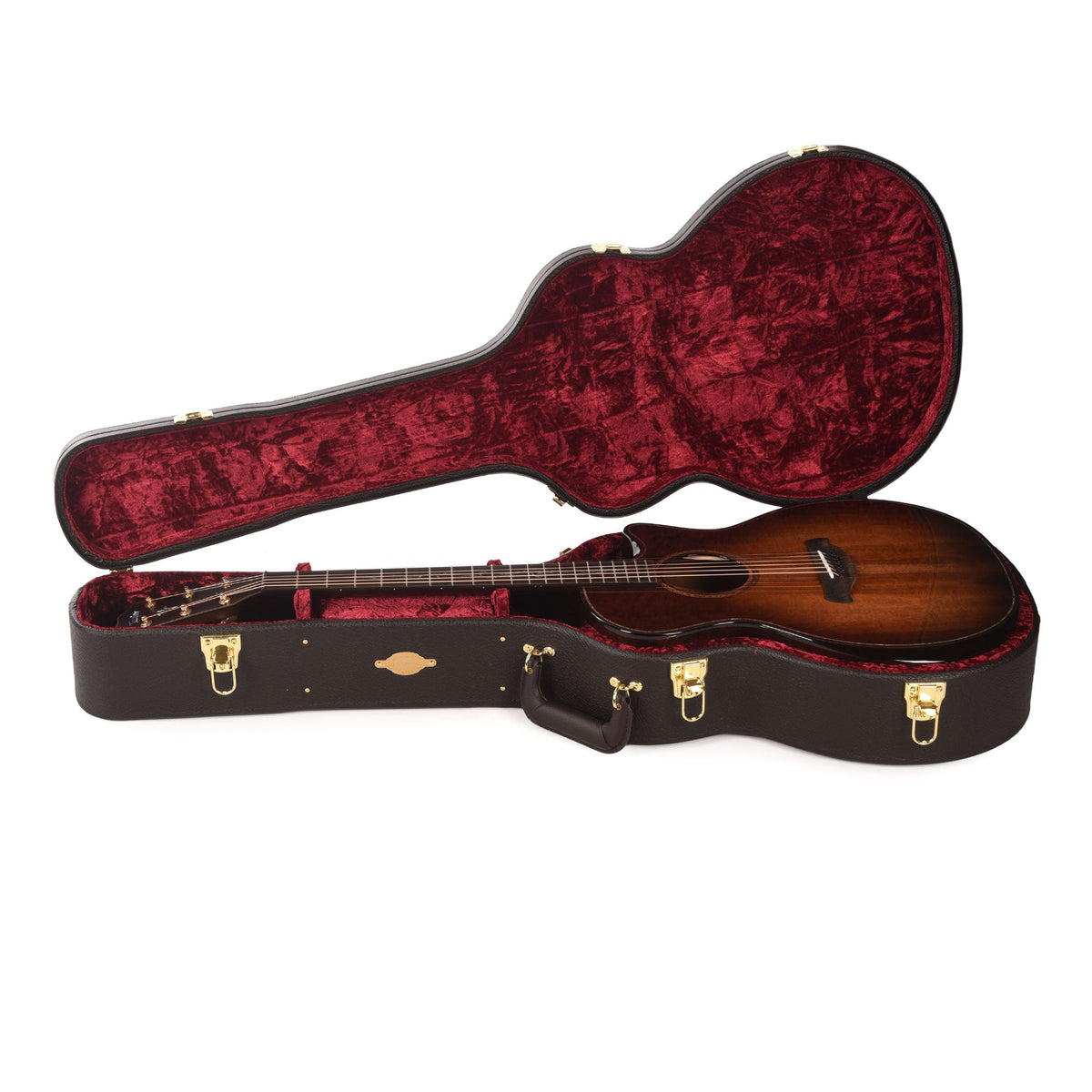 Taylor Next Generation Builder's Edition K24ce Grand Auditorium Figured Hawaiian Koa Kona Burst w/Claria Pickup -