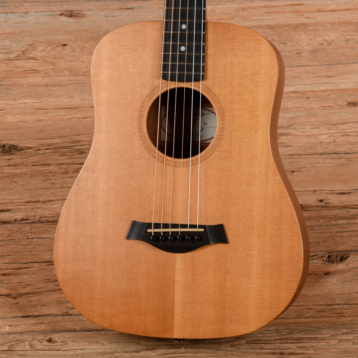 Taylor 305 Baby Taylor Acoustic Guitar Natural 2005 - View 2 | MusicMarket