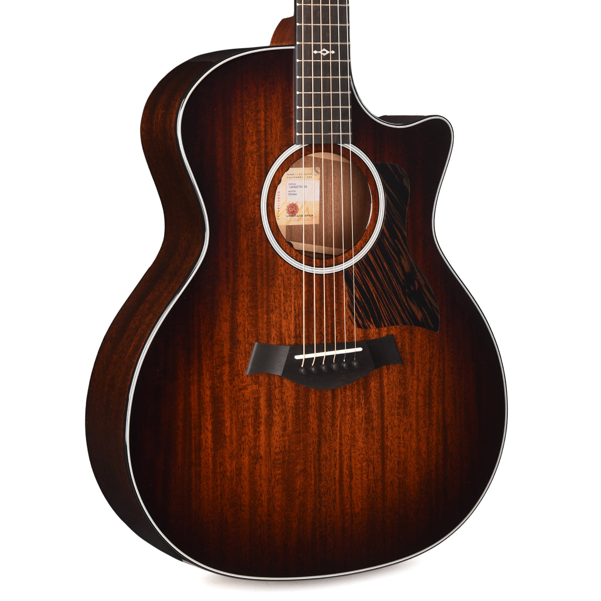Taylor Next Generation 324ce Grand Auditorium Neo-Tropical Mahogany/Sapele Shaded Edgeburst w/Claria - MusicMarket