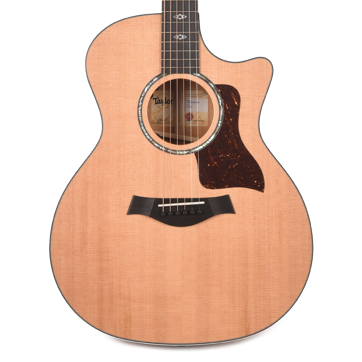 Taylor Next Generation 514ce Grand Auditorium Western Red Cedar/Neo-Tropical Mahogany Natural w/Claria Pickup -