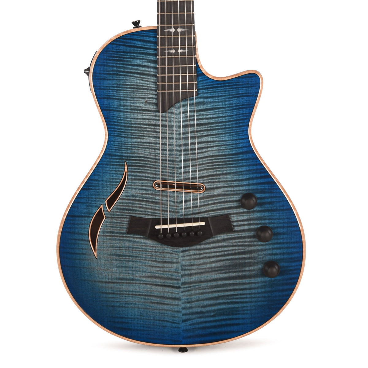 Taylor T5z Pro Figured Big Leaf Maple Harbor Blue - View 2 | MusicMarket