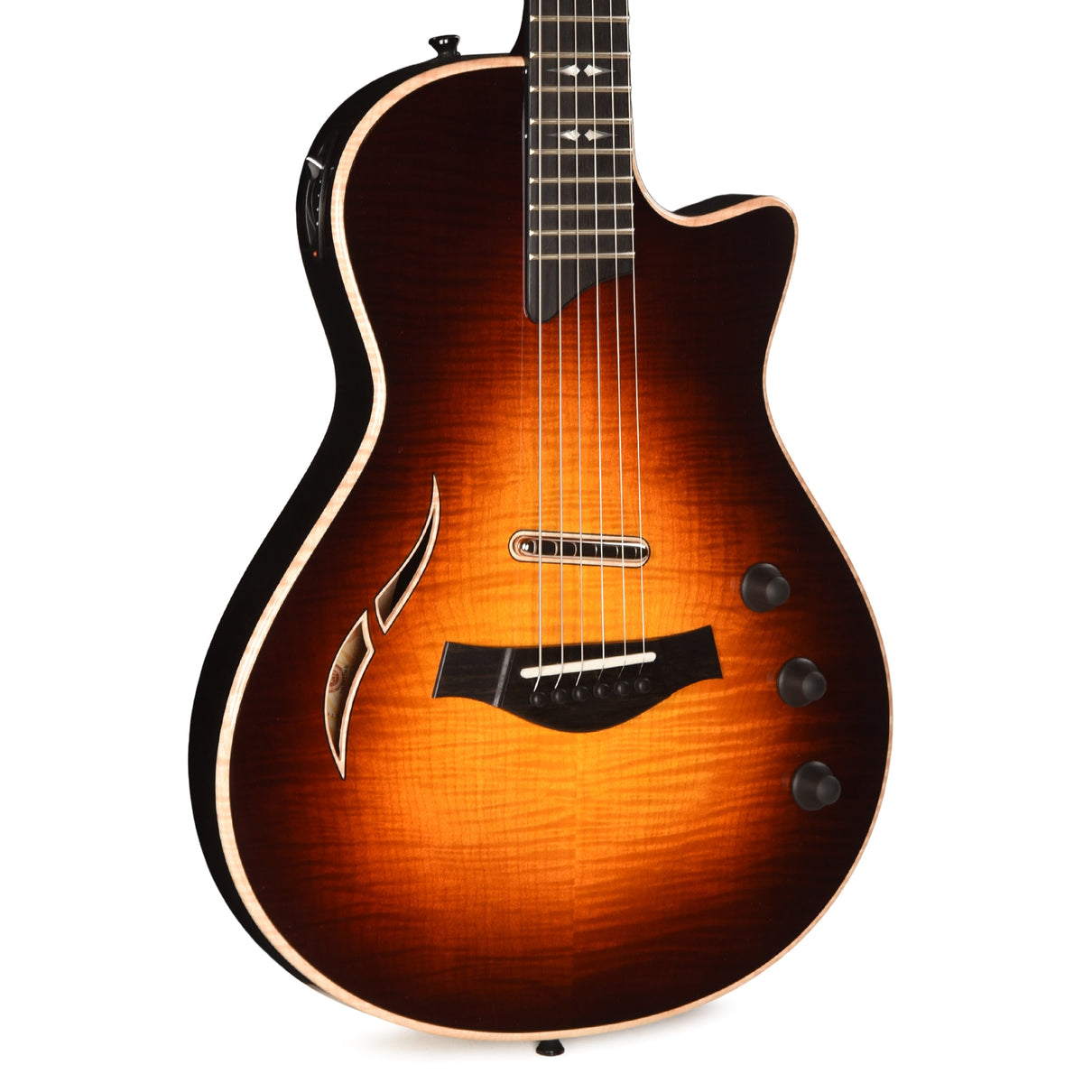 Taylor T5z Pro Figured Big Leaf Maple Dark Tobacco Sunburst - MusicMarket