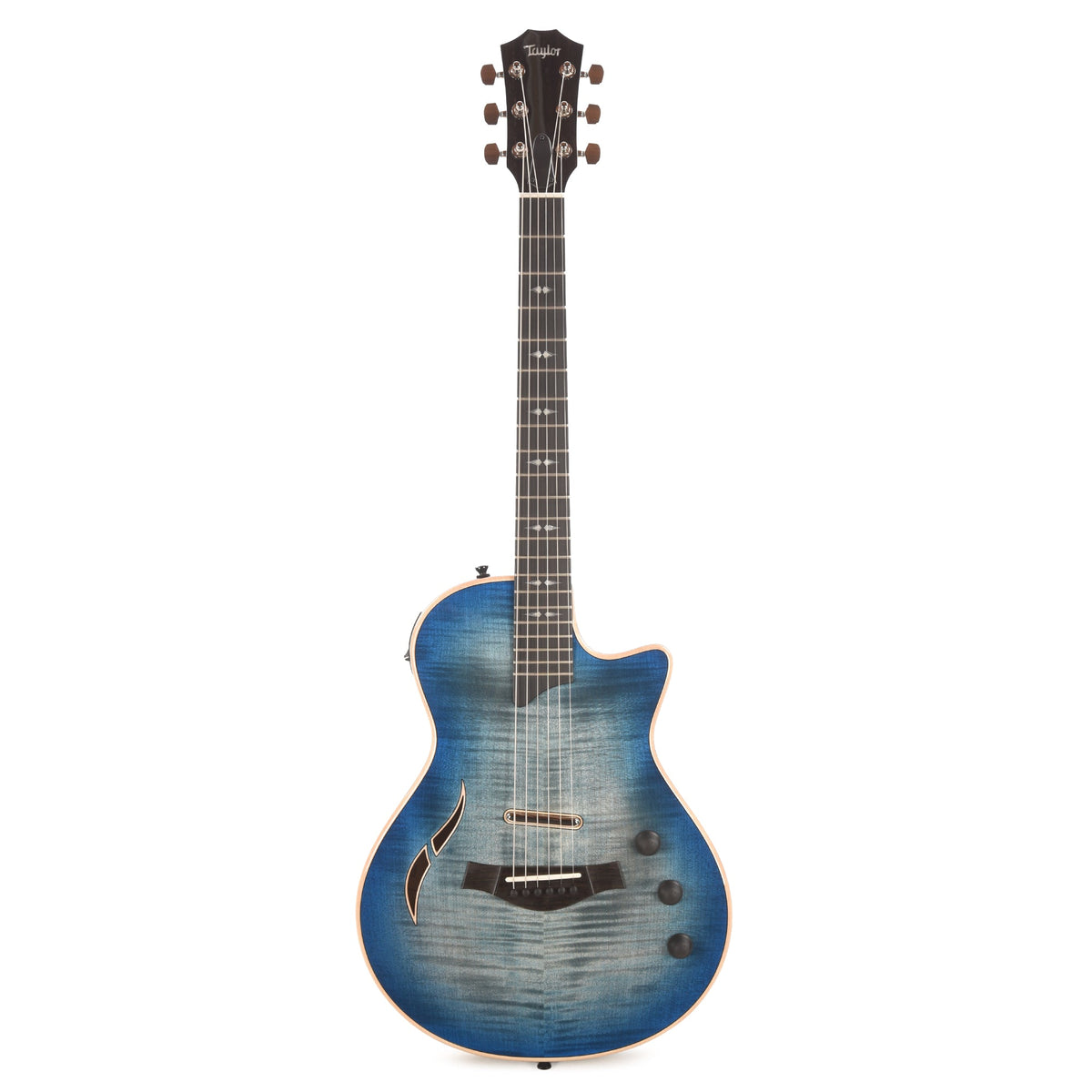 Taylor T5z Pro Figured Big Leaf Maple Harbor Blue - View 4 | MusicMarket