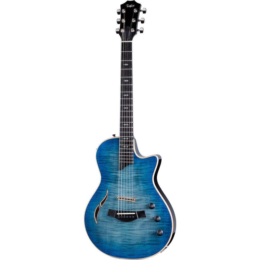 Taylor T5Z Pro Hollow Body Electric Guitar, Harbor Blue - View 2 | MusicMarket