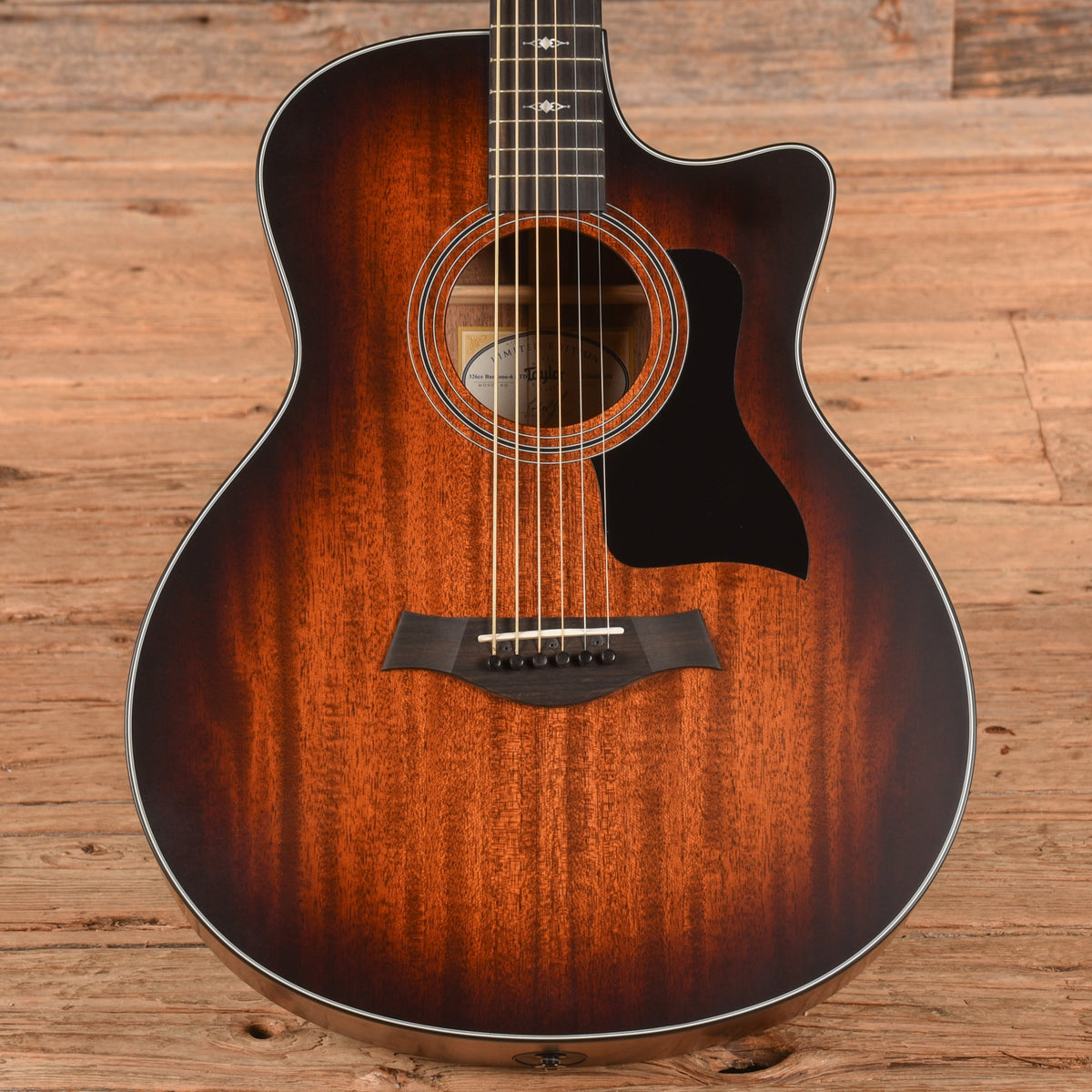 Taylor 326CE Baritone-6 LTD Sunburst 2021 - Zac Brown - MusicMarket