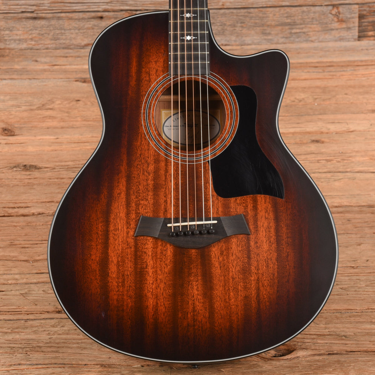 Taylor 326CE Baritone-6 LTD Sunburst 2021 - Zac Brown - MusicMarket