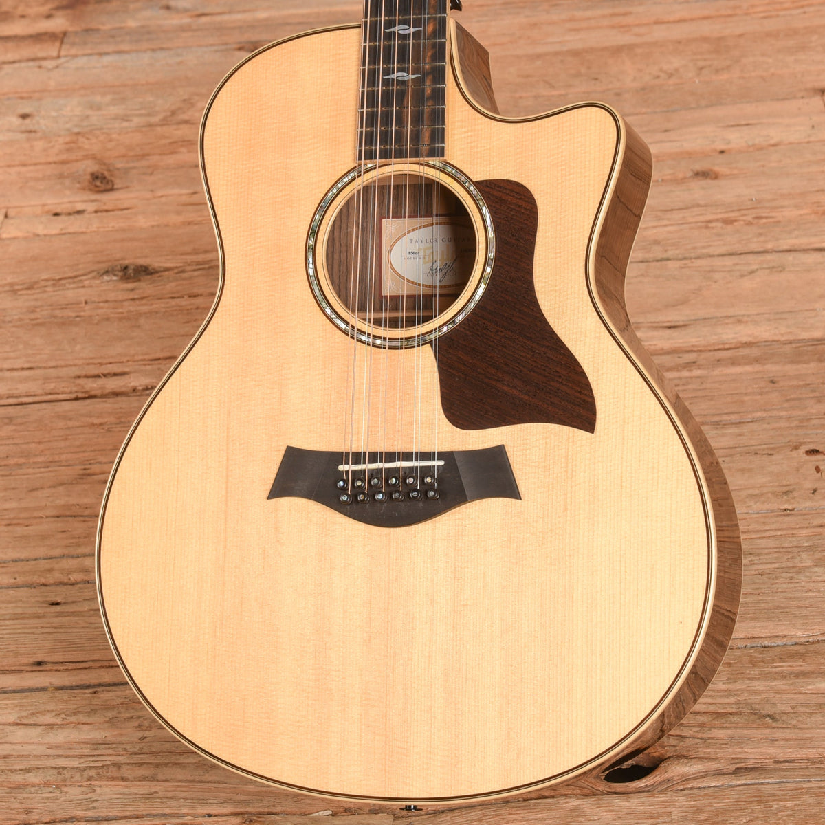 Taylor 856CE Natural 2016 - Zac Brown - View 2 | MusicMarket