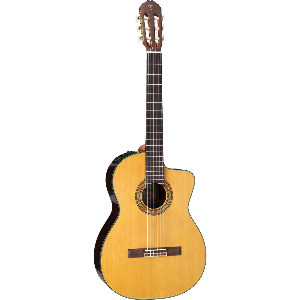 Takamine TC132SC Acoustic Electric Classical Guitar, Natural w/ Case - View 2 | MusicMarket