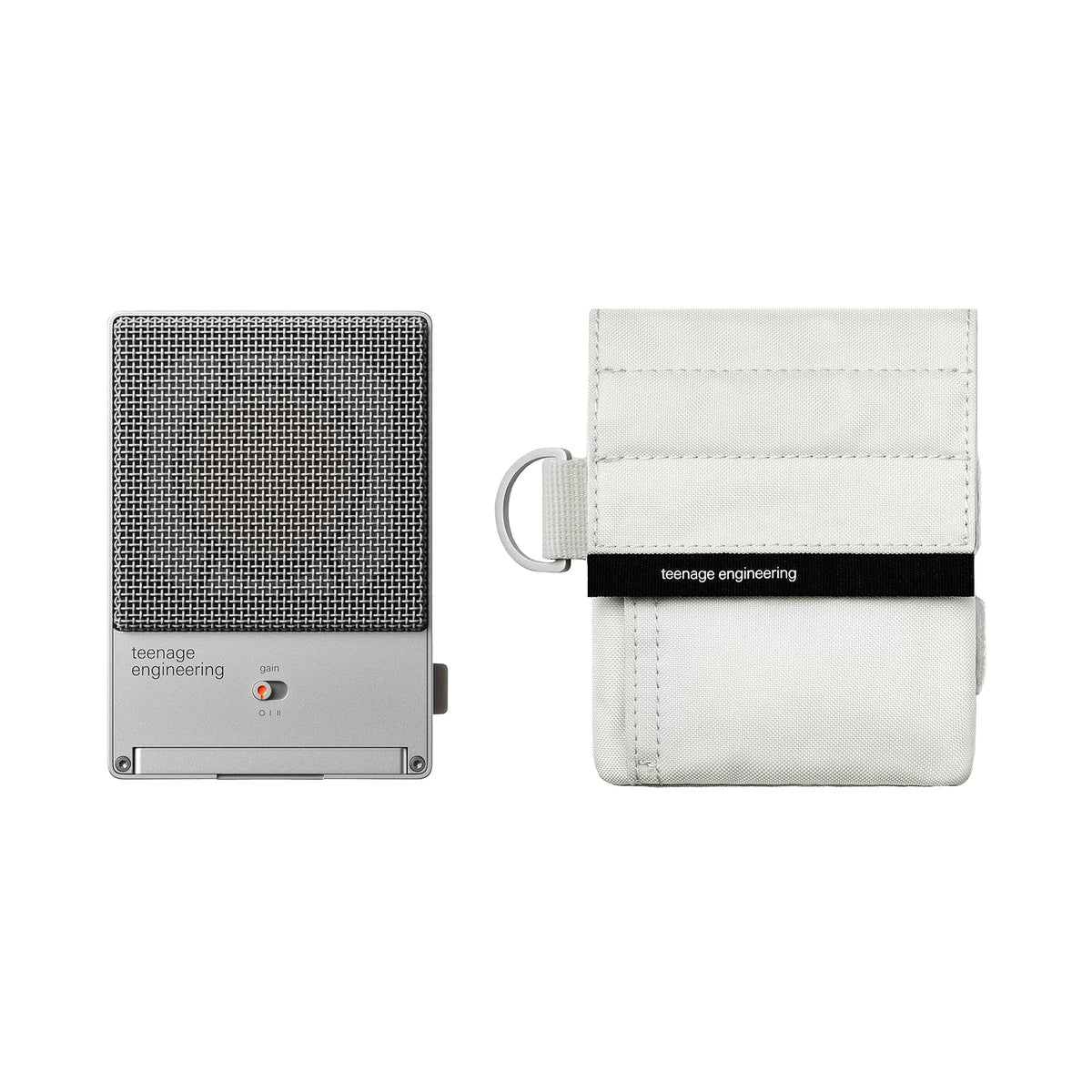 Teenage Engineering CM-15 Condenser Microphone and Small Field Bag Bundle - MusicMarket
