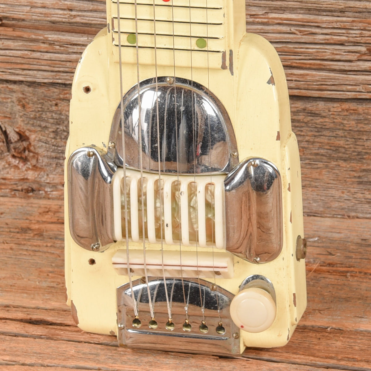 Teisco Lap Steel White - View 2 | MusicMarket