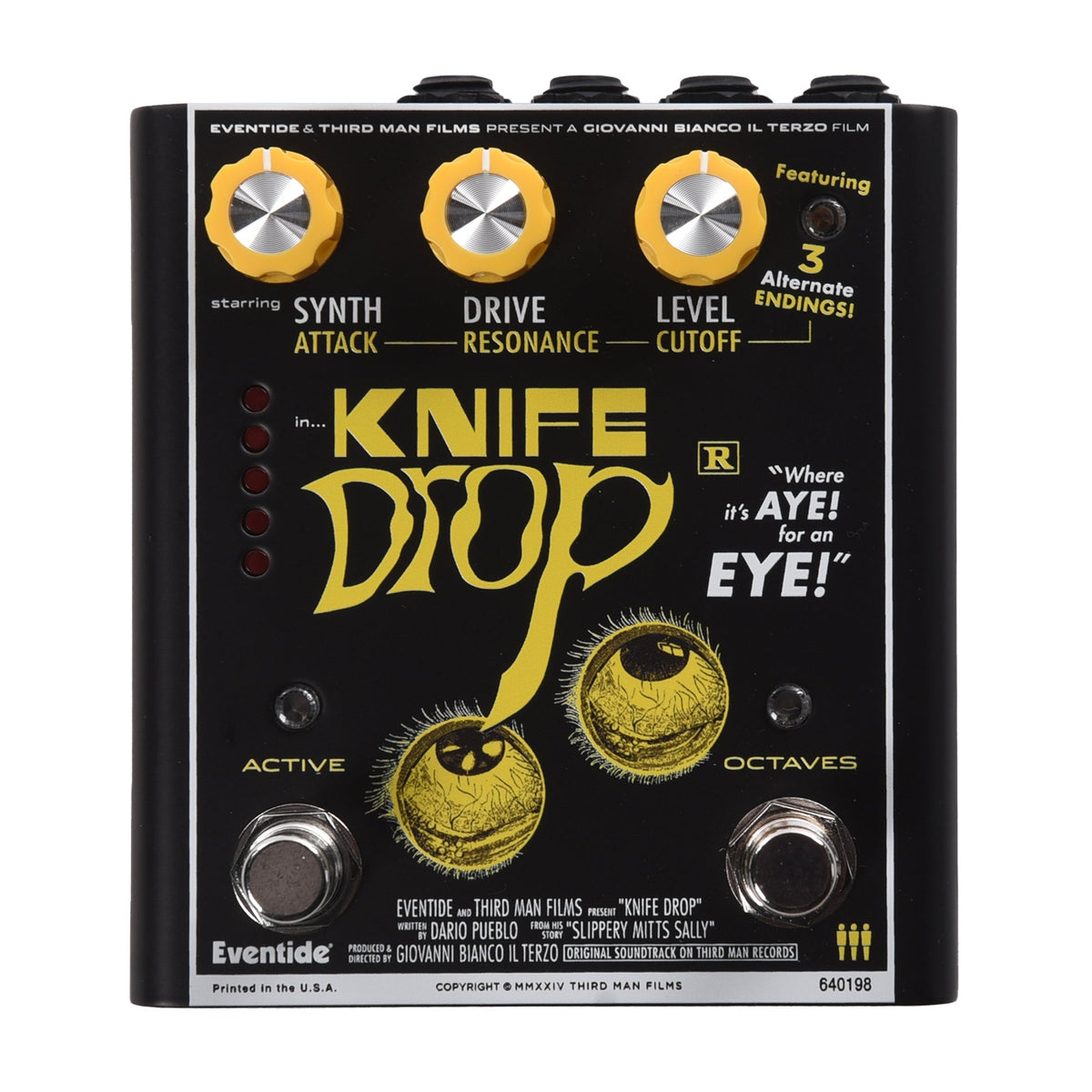 Third Man Hardware & Eventide Knife Drop Fuzz/Synth Pedal - MusicMarket
