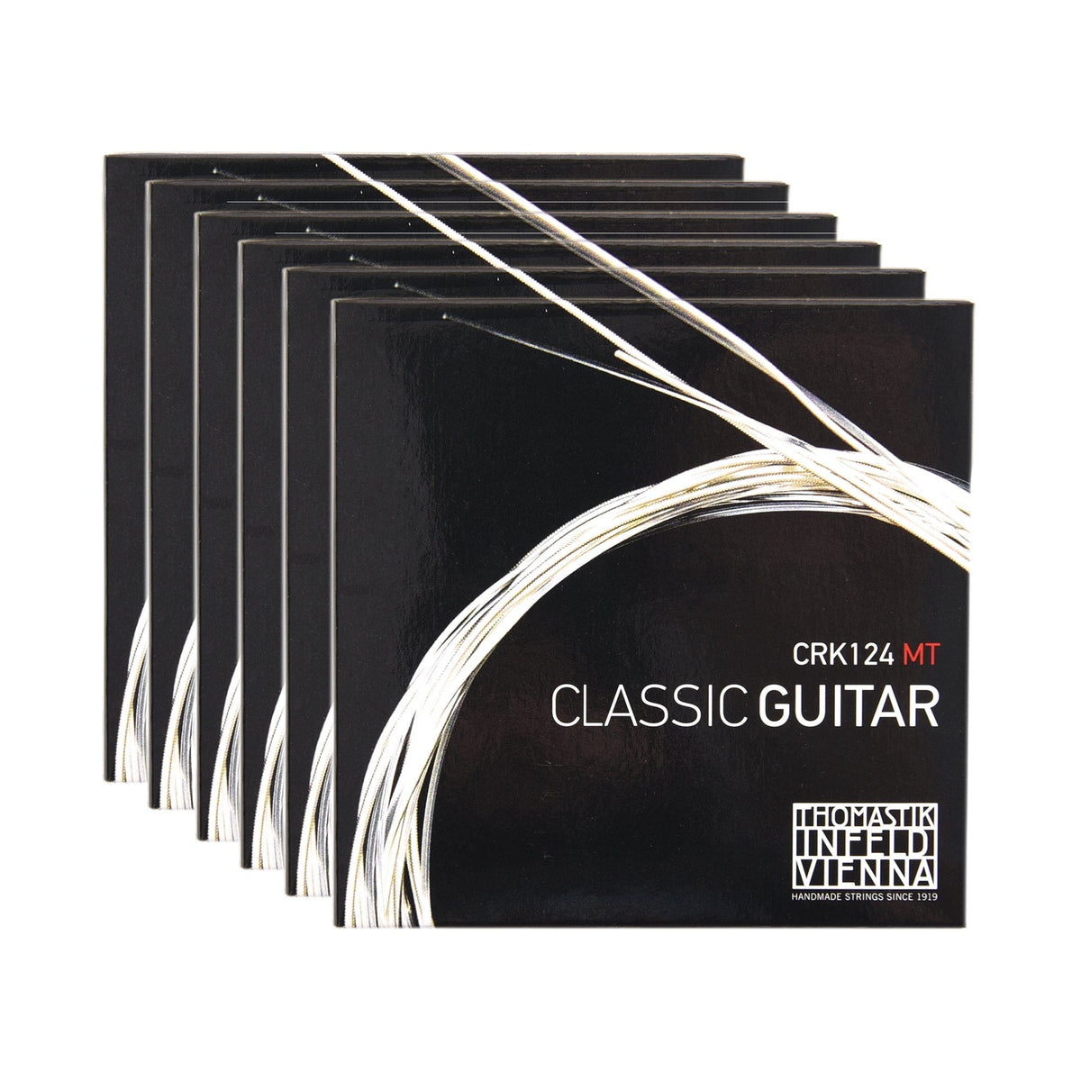 Thomastik Classic Carbon-Nylon Classical Strings Medium Tension 24-46 6 Pack Bundle - MusicMarket
