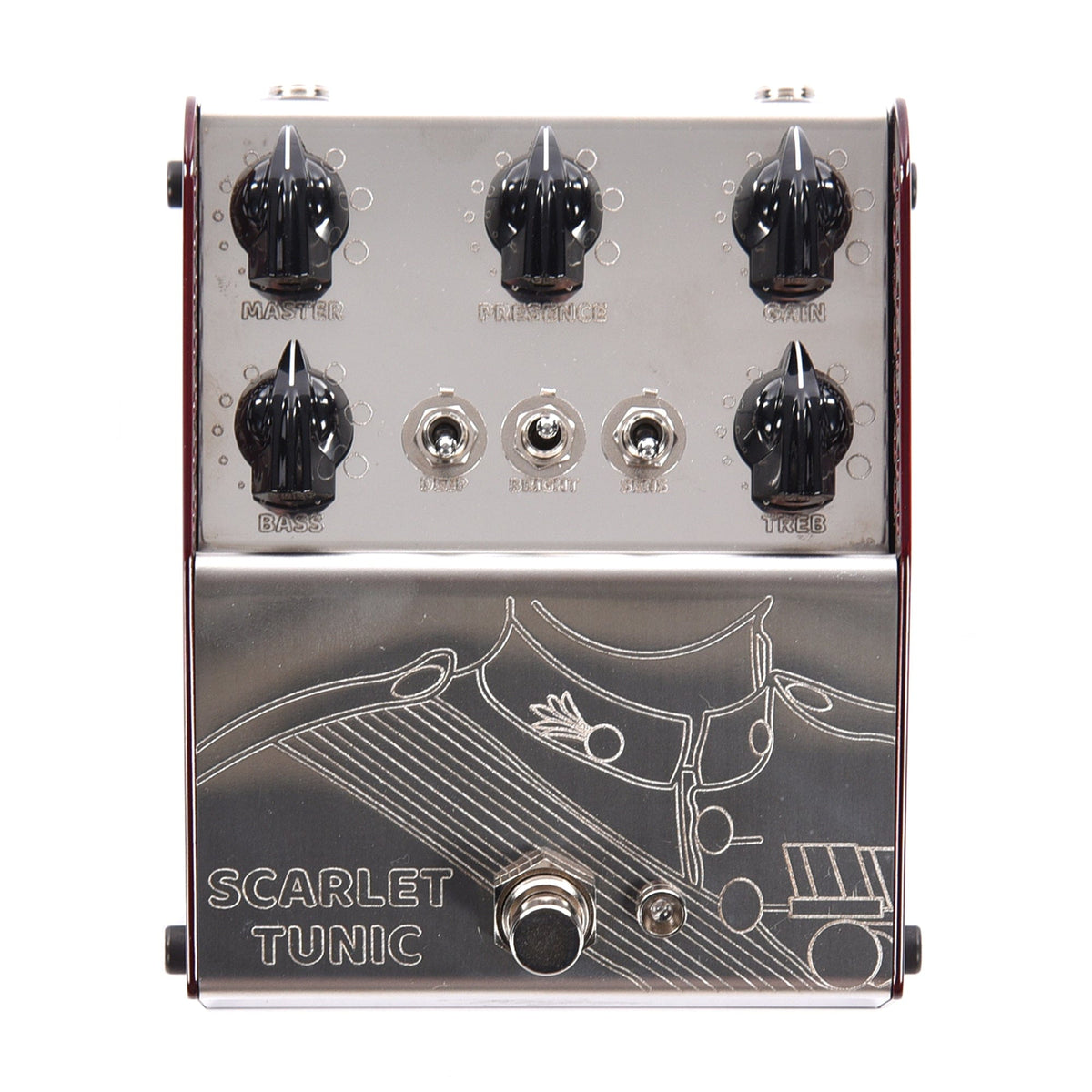 Thorpy FX Scarlet Tunic Analog Amp Emulator Pedal - MusicMarket