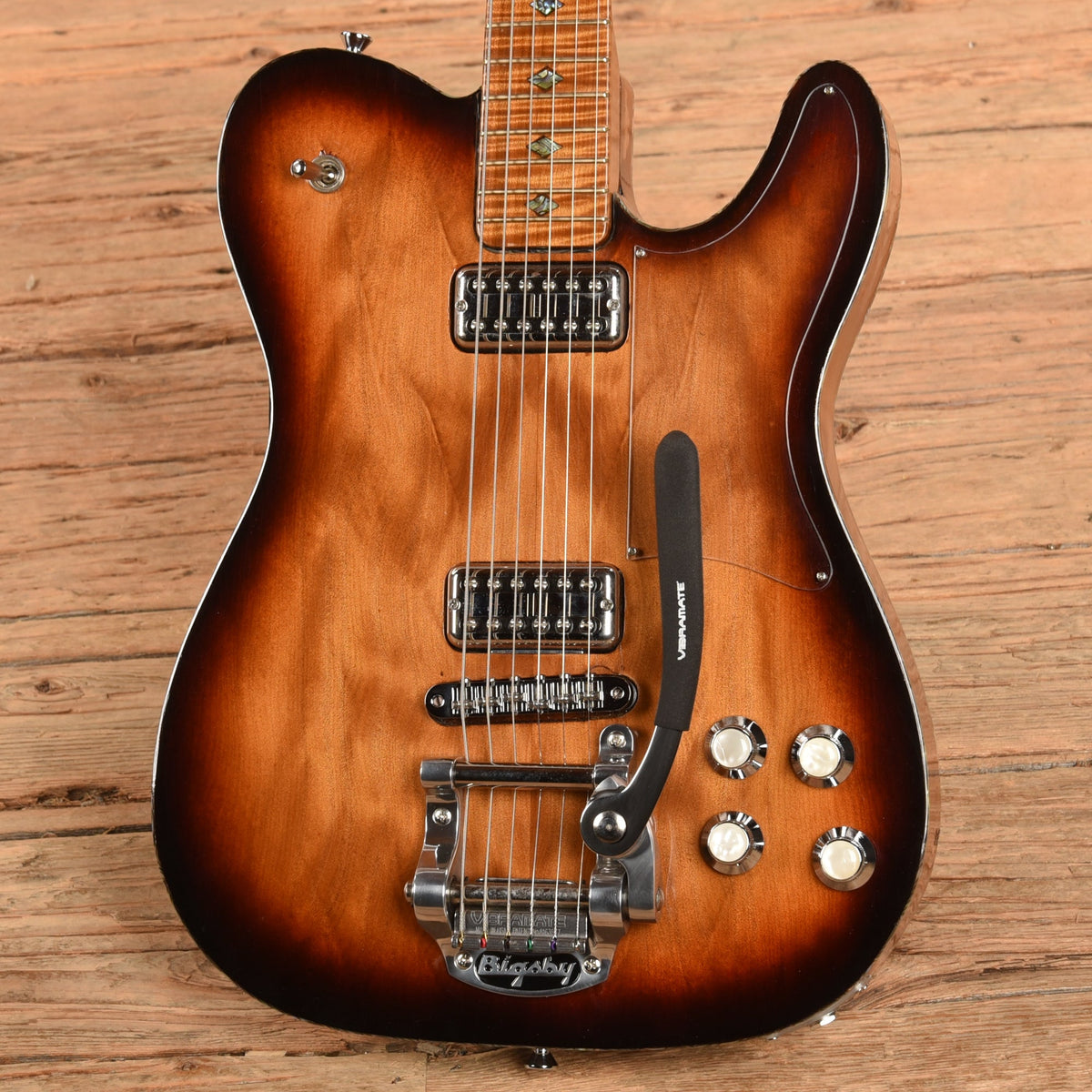 Will Kelly Hard Knocks T Style Flame Maple - John Oates - View 2 | MusicMarket