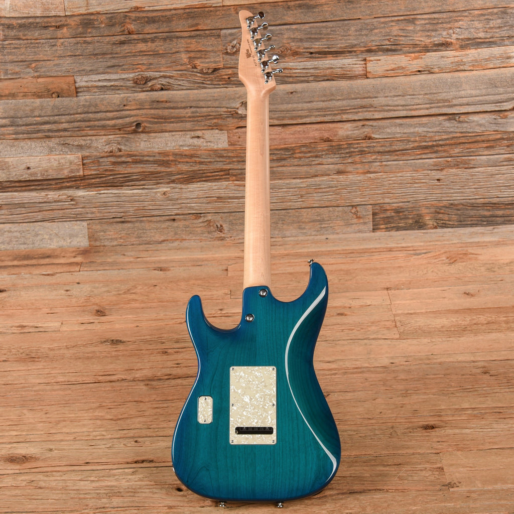 Tom Anderson Drop Top Classic Bora to Transparent Blue Burst 2017 - View 5 | MusicMarket