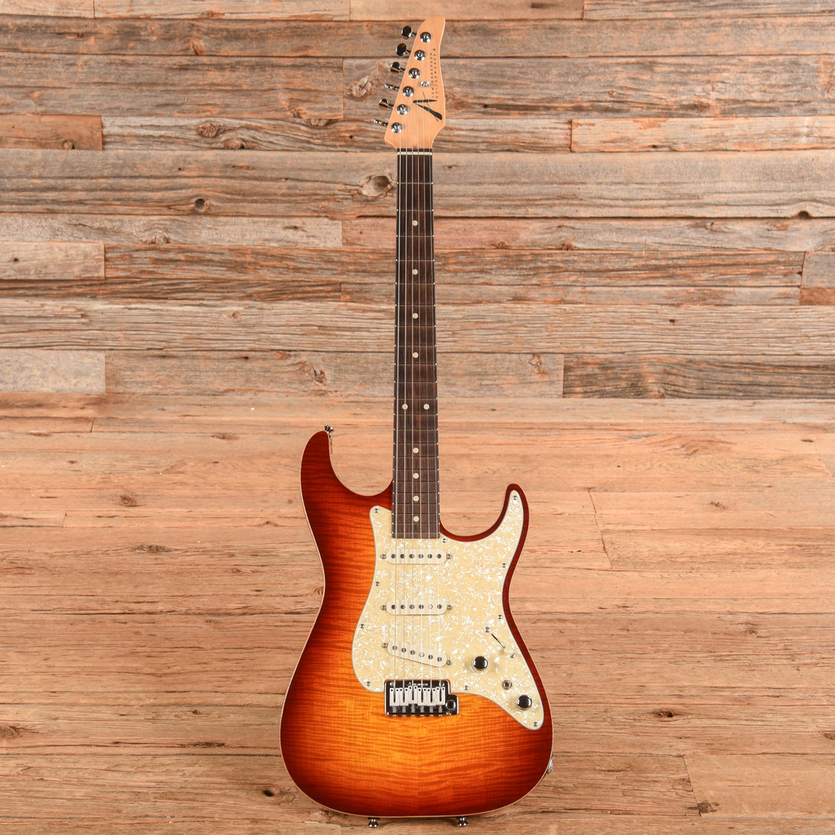 Tom Anderson Drop Top Hollow Classic Cherry Sunburst 2008 - View 4 | MusicMarket