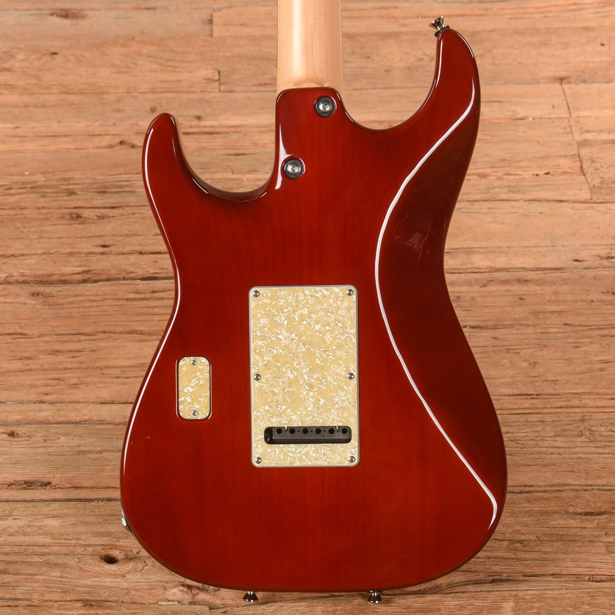 Tom Anderson Drop Top Hollow Classic Cherry Sunburst 2008 - View 3 | MusicMarket