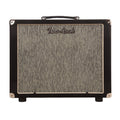 Two Rock 1x12 Small Ported Guitar Amp Cabinet Black Suede w/ Grey Pinstripe Cloth - MusicMarket