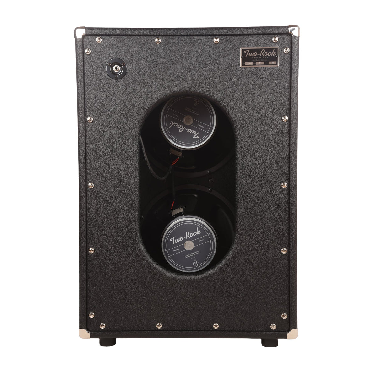 Two Rock 2x12 Vertical Cabinet Black Bronco w/Sparkle Matrix Grille - View 3 | MusicMarket
