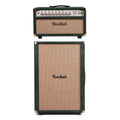 Two Rock Classic Reverb Signature 100w Head and 2x12 Vertical Cabinet Forest Green Suede w/ Cane Grill Cloth