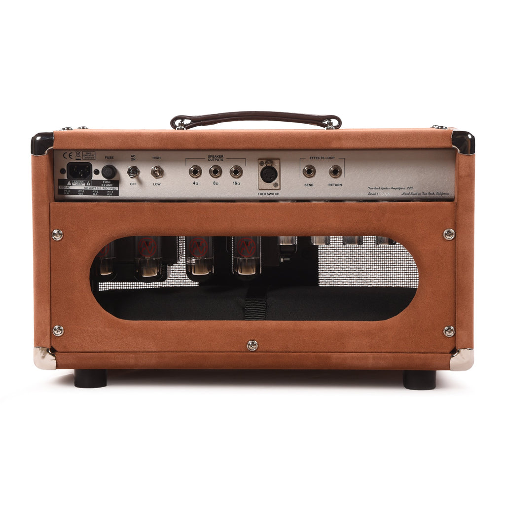 Two Rock Classic Reverb Signature 100/50W Head Tobacco Suede w/Cane Grill - View 3 | MusicMarket