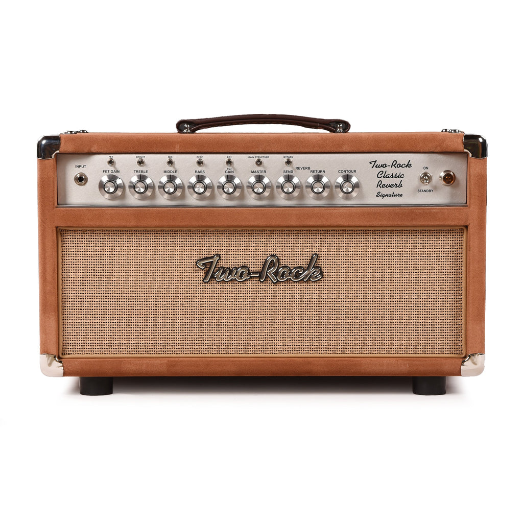 Two Rock Classic Reverb Signature 100/50W Head Tobacco Suede w/Cane Grill - MusicMarket