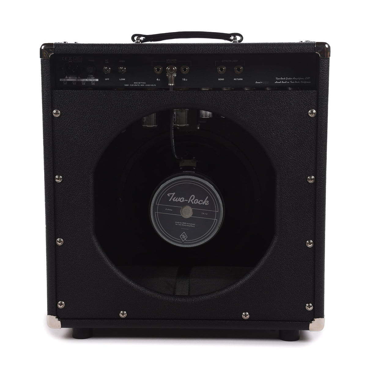 Two Rock Traditional Clean 40/20W 1x12 Combo w/ Black Bronco Tolex & Black Sparkle Matrix Cloth - View 3 | MusicMarket