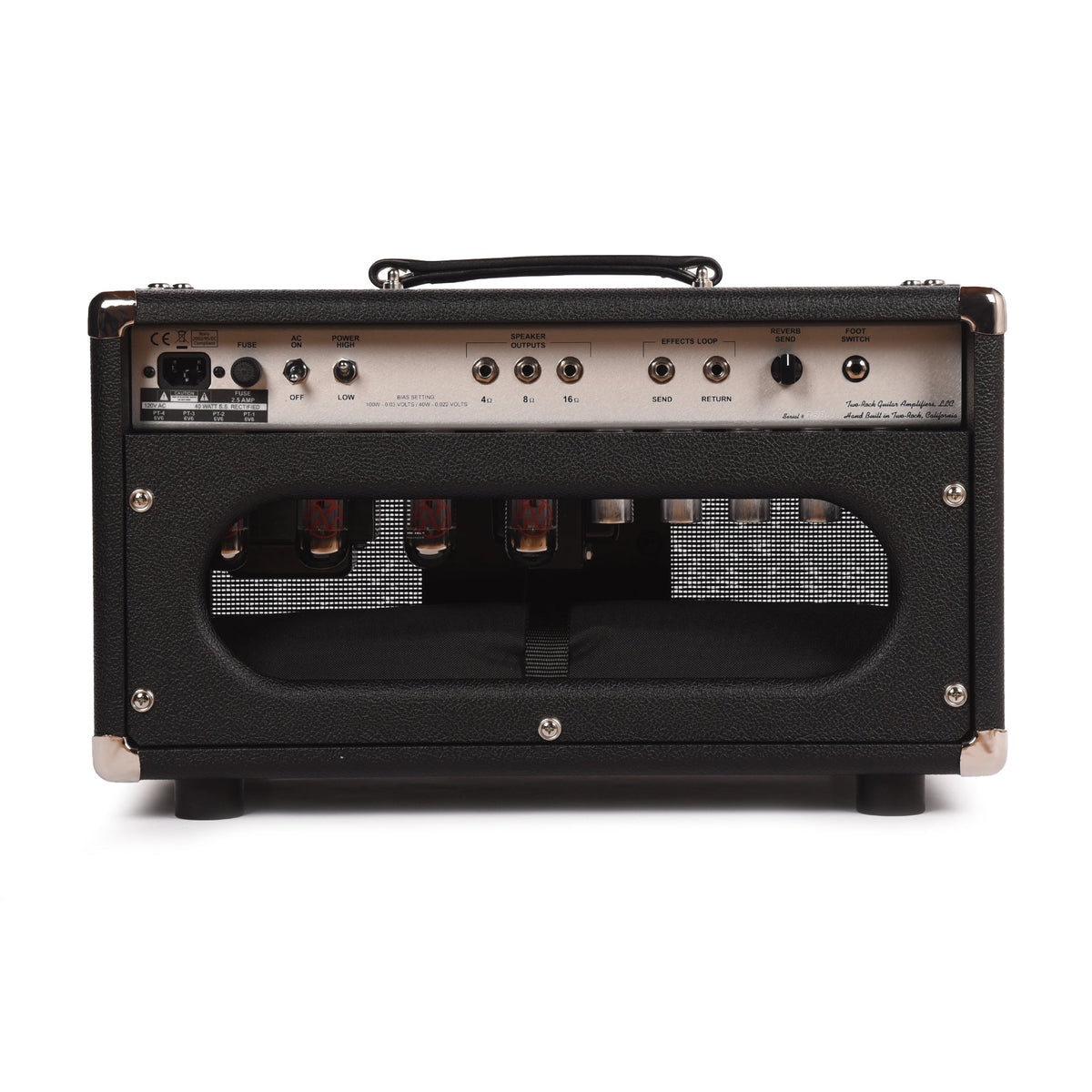 Two Rock Bloomfield Drive 40/20W Head Black Bronco w/ Black Matrix Grill - View 3 | MusicMarket